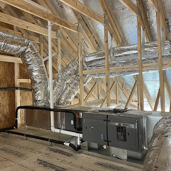 Benson Comfort residential furnace installation.